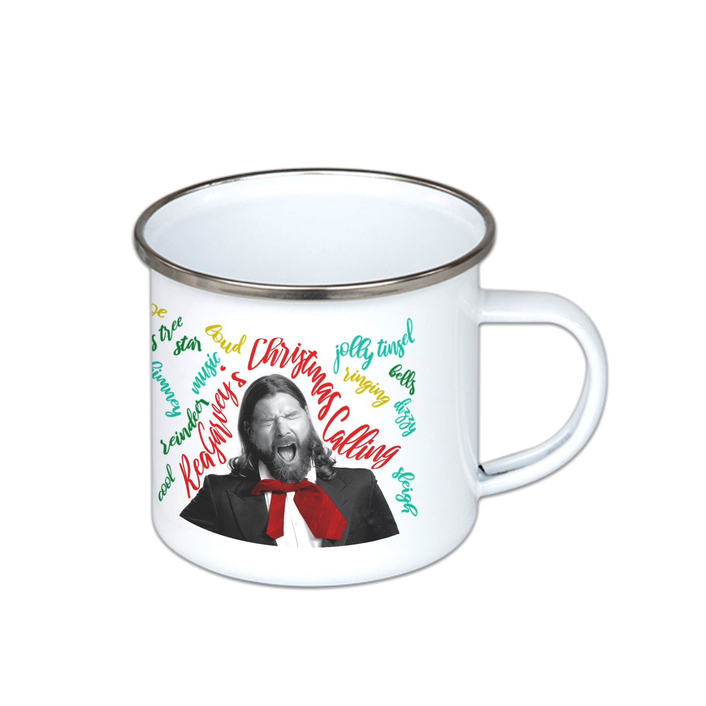 Christmas Calling Emaille Tasse