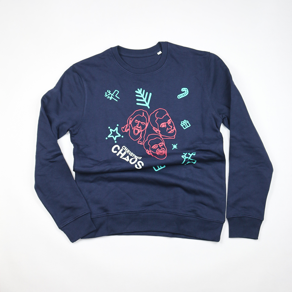 CHRISTMAS CHAOS Sweater dark blue