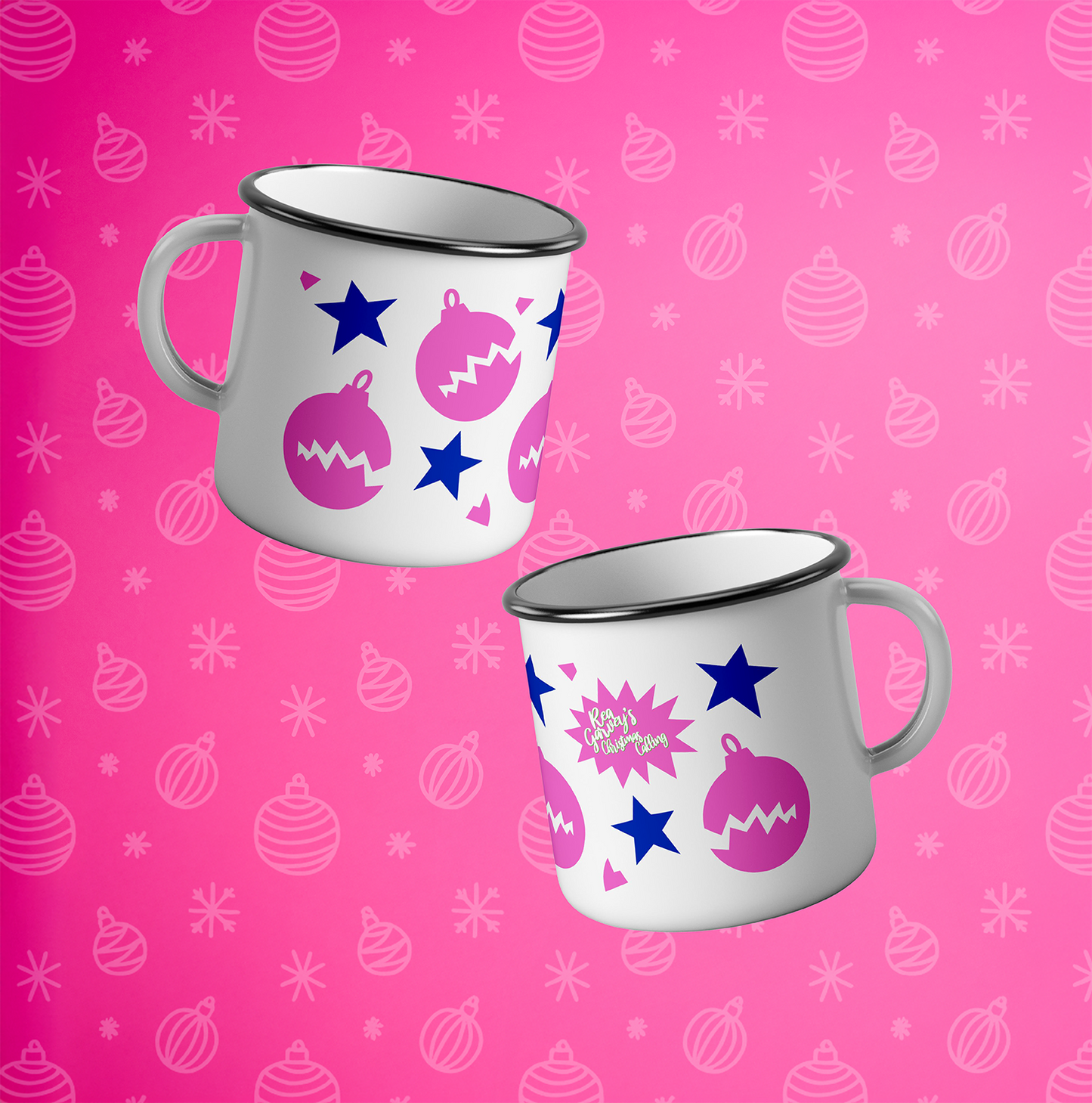 CHRISTMAS CALLING TASSE STARS